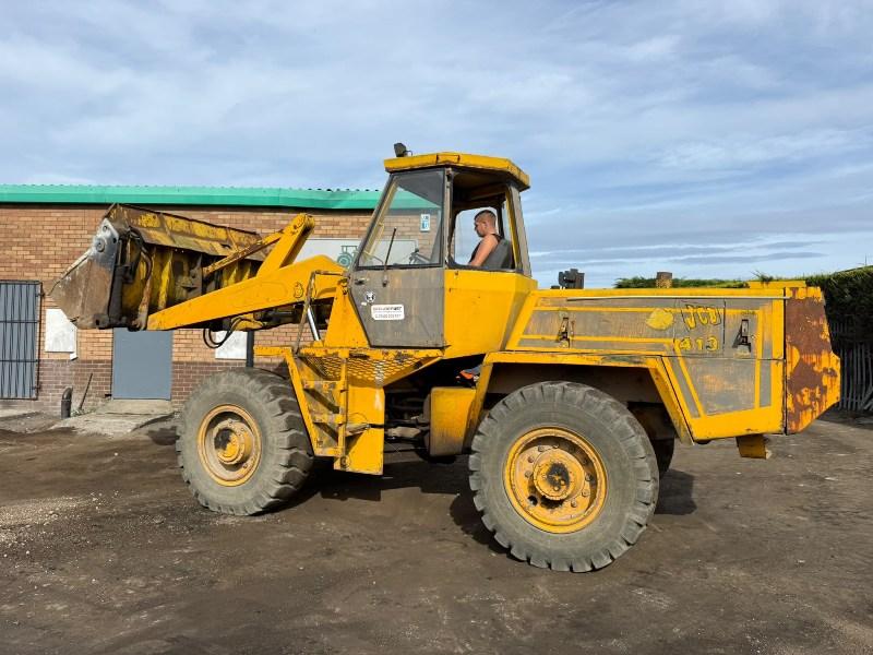 JCB 413 LOADING SHOVEL*C/W 4 IN 1 BUCKET*VIDEO*