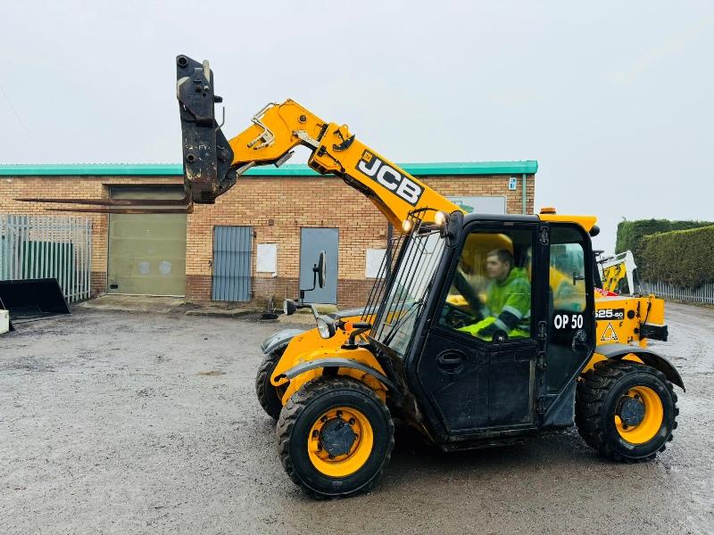 JCB 525-60 HI VIZ TURBO TELEHANDLER*YEAR 2019*C/W PALLET TINES*VIDEO*