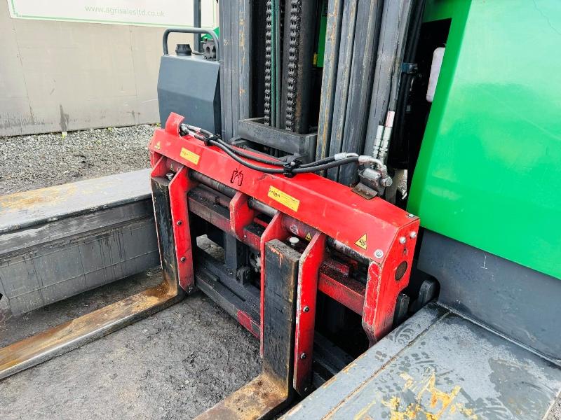 COMBILIFT C4000 GAS FORKLIFT*C/W FORK POSITIONER*VIDEO*