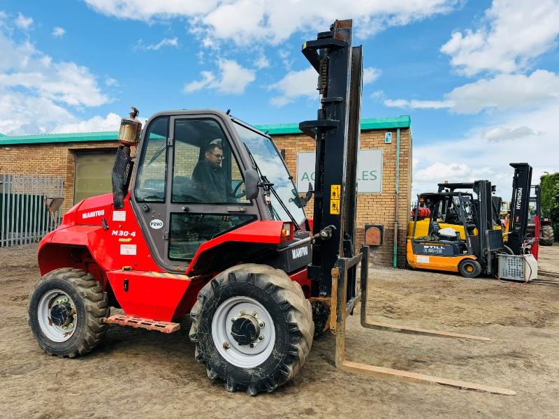 MANITOU M30-4 FORKLIFT*C/W PUH*YEAR 2016*9729 HOURS*VIDEO*
