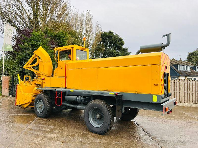 SNOW BLOWER 4X4 C/W DETROIT TURBO ENGINE *VIDEO*