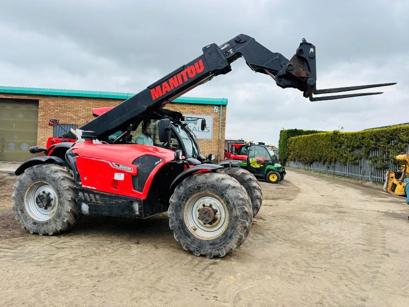 MANITOU MLT 737-130PS TELEHANDLER*YEAR 2018*C/W PALLET TINES*VIDEO*