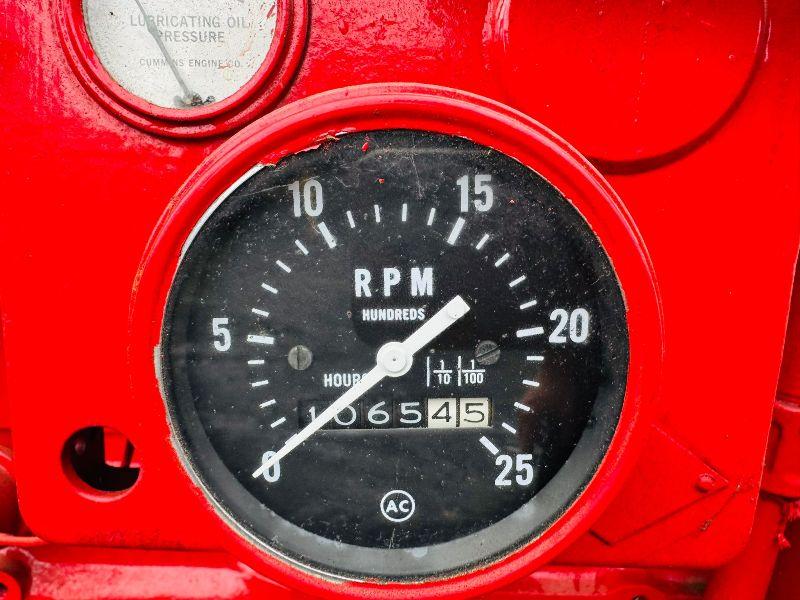 CUMMINGS N-855-F 6 INCH WATER PUMP *C/W 6 CYLINDER ENGINE*VIDEO*