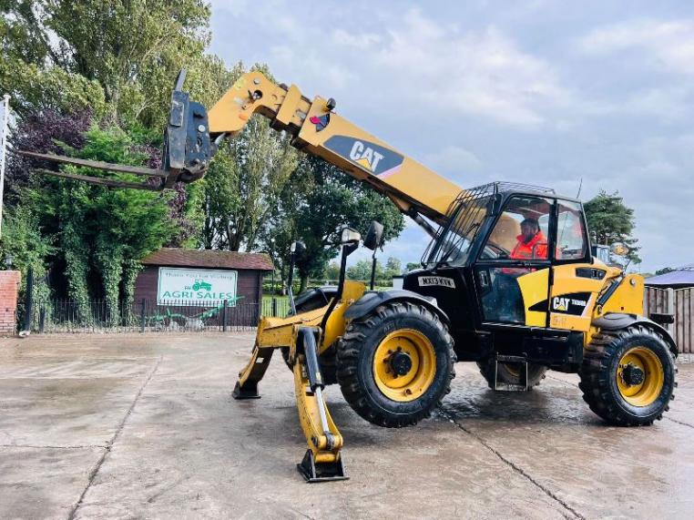 CATERPILLAR TH360B 4WD TRUBO TELEHANDLER *13.5 METER, 4399 HOURS*C/W PALLET TINES*VIDEO*