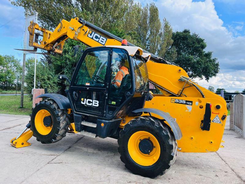 JCB 535-125HI VIZ 4WD TELEHANDLER *YEAR 2014,12.5 METER* C/W PALLET TINES *VIDEO*
