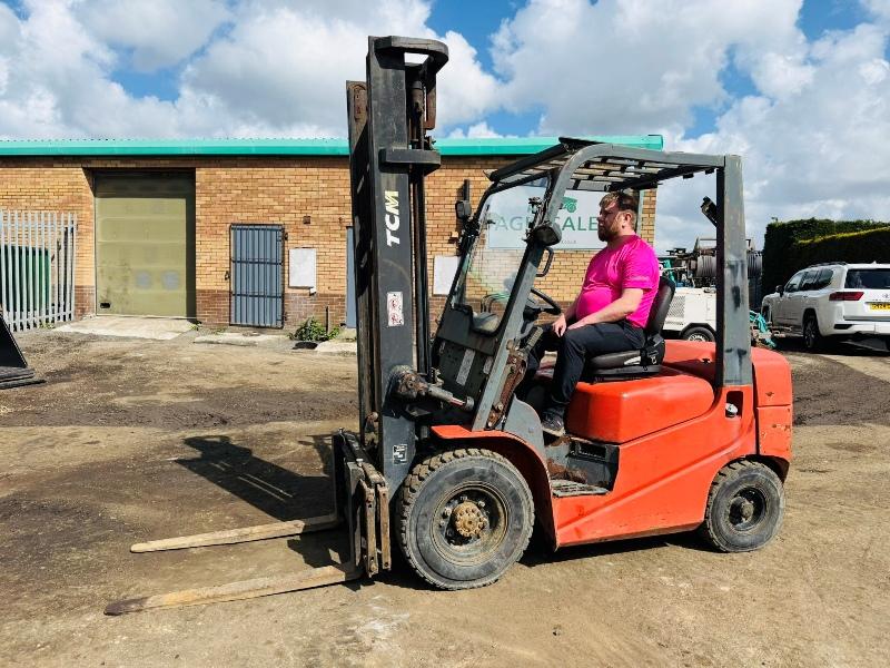 TCM FD25T6 FORKLIFT*C/W ISUZU ENGINE*VIDEO*