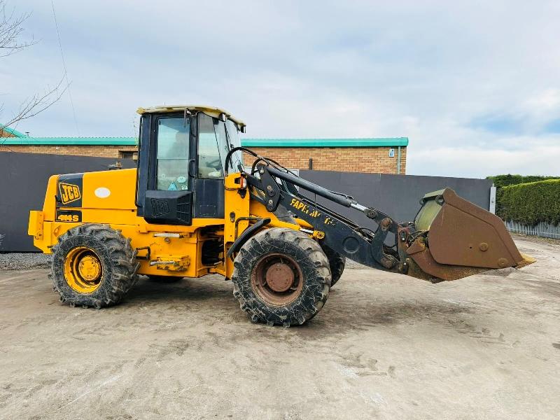 JCB 414S WHEELED LOADER HIGH TIP BUCKET*C/W BUCKET*VIDEO*
