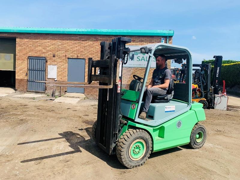 CESAB DRAGO 250E GAS FORKLIFT*C/W SIDESHIFT*VIDEO*
