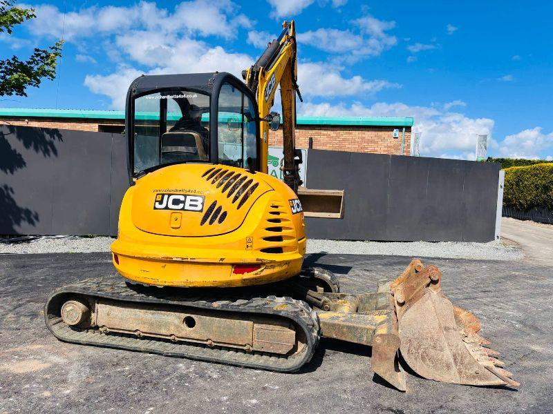 JCB 8065 EXCAVATOR*C/W 3 BUCKETS*READING 3578 HOURS*VIDEO*