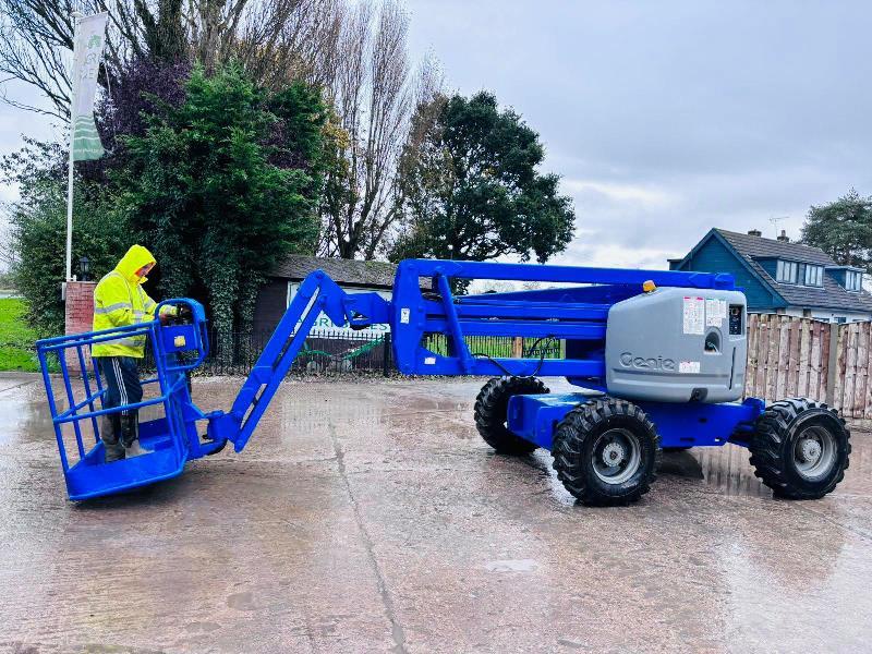 GENIE Z-4525 AIREL PLATFORM * 25FT REACH * C/W TELESCOPIC BOOM *VIDEO*