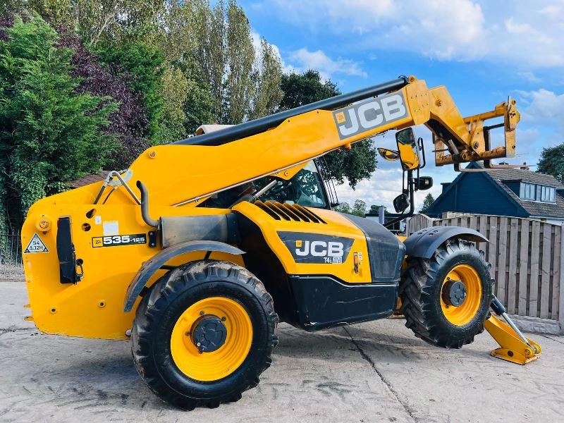 JCB 535-125HI VIZ 4WD TELEHANDLER *YEAR 2014,12.5 METER* C/W PALLET TINES *VIDEO*