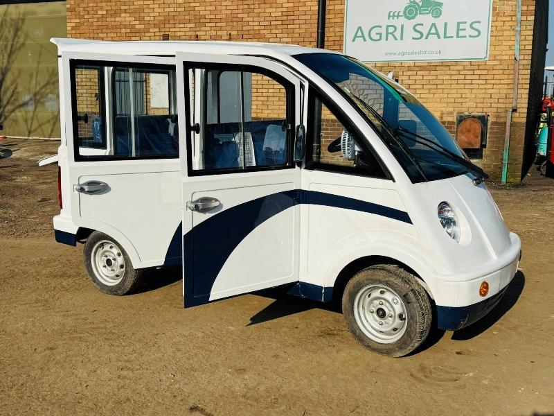 *NEW*KMY INDUSTRIAL K-001 ELECTRIC 4 SEATER CAR*YEAR 2025*VIDEO*