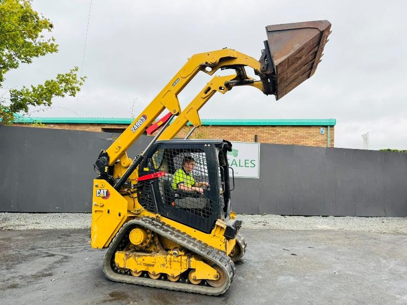 CATERPILLAR 249D3 TRACKED SKIDSTEER*C/W BUCKET*YEAR 2019*VIDEO*