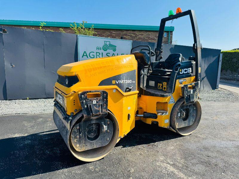 JCB VMT380-130 TANDEM ROLLER*YEAR 2015*VIDEO*