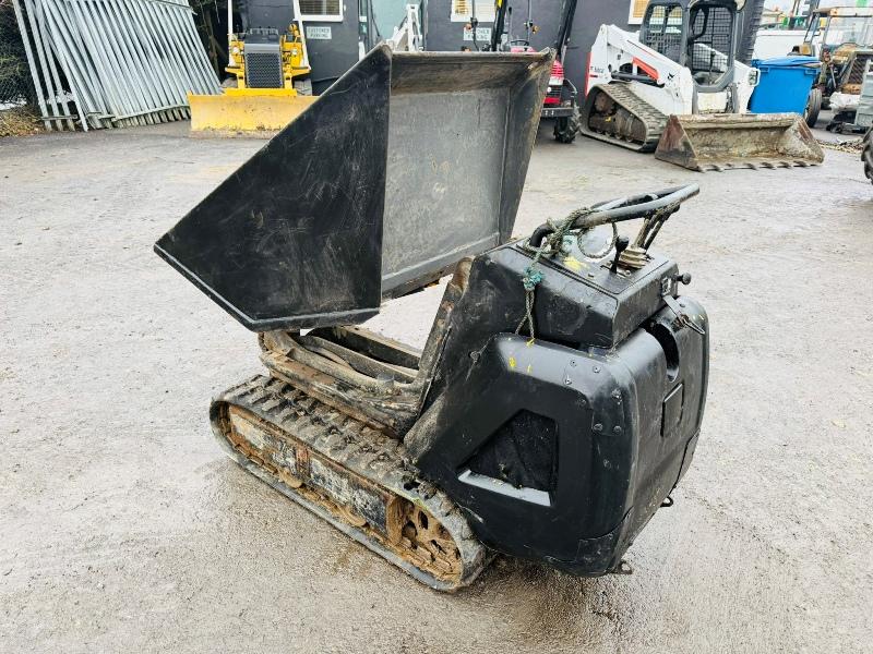 JCB TRACKED DUMPER*C/W HYDRAULIC TIP*VIDEO*
