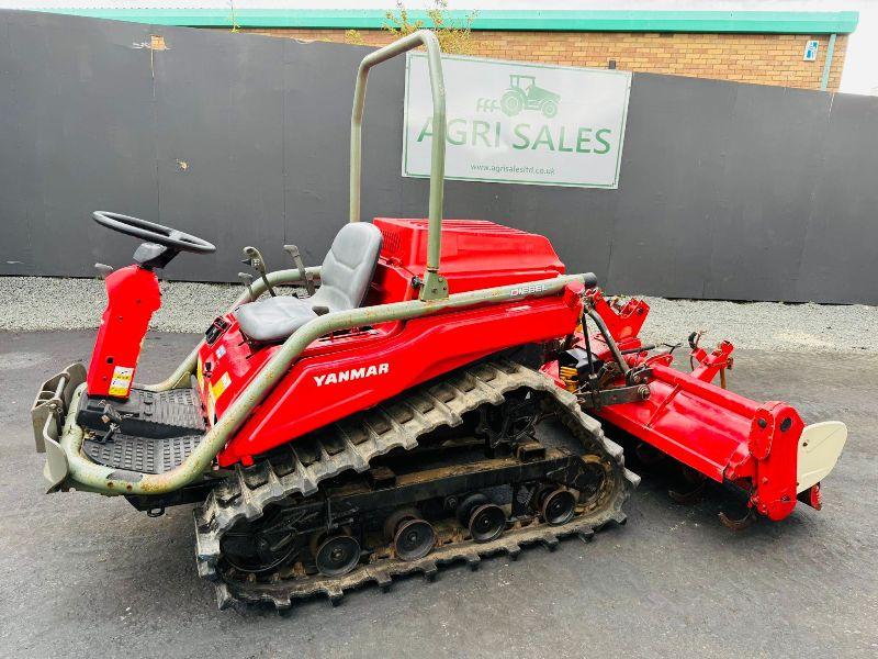 YANMAR AC18 TRACKED COMPACT TRACTOR*C/W AR160 ROTOVATOR*VIDEO*