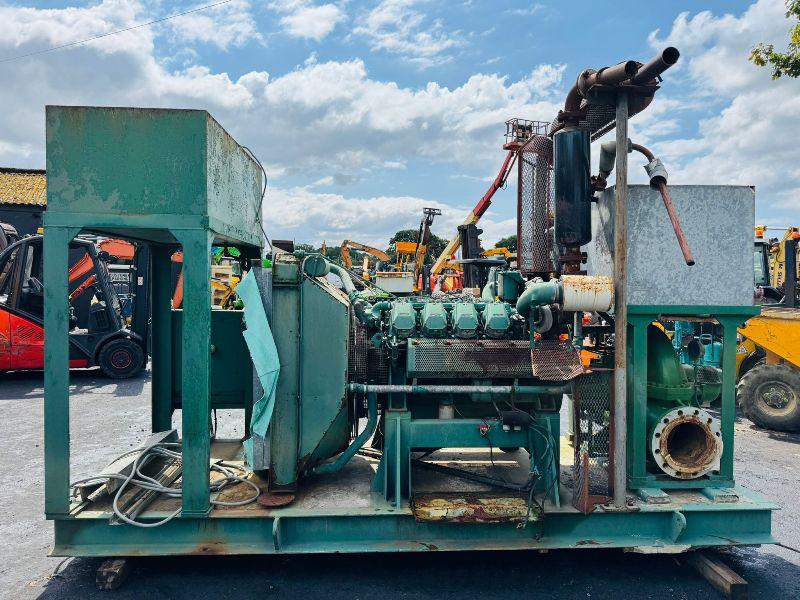 SPP 8 INCH WATERPUMP*C/W FIAT V8 ENGINE*CHOICE OF 2*VIDEO*