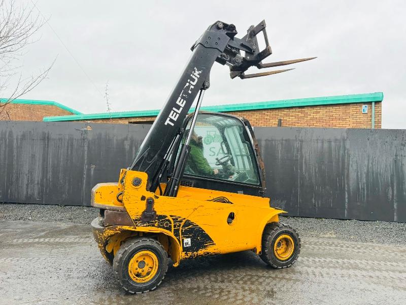 JCB TLT 35E 4X4 TELETRUK*C/W PALLET TINES*VIDEO*