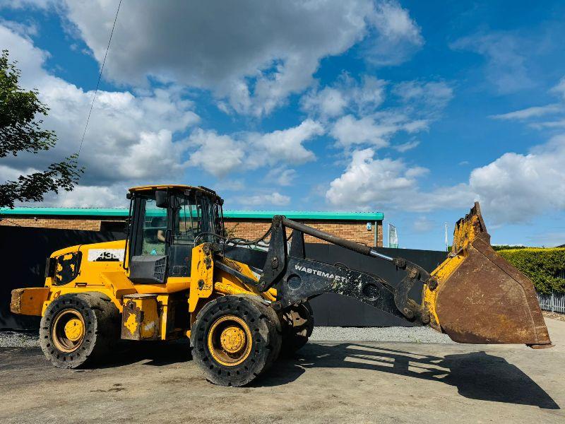 JCB 436 WASTEMASTER *C/W BUCKET* SOLID TYRES*VIDEO*