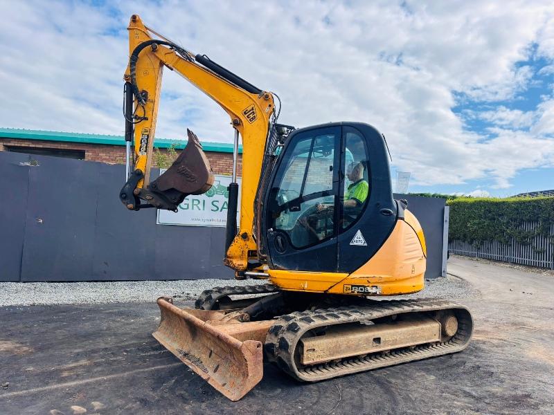 JCB 8080 TRACKED EXCAVATOR*YEAR 2010*C/W BUCKET*VIDEO*