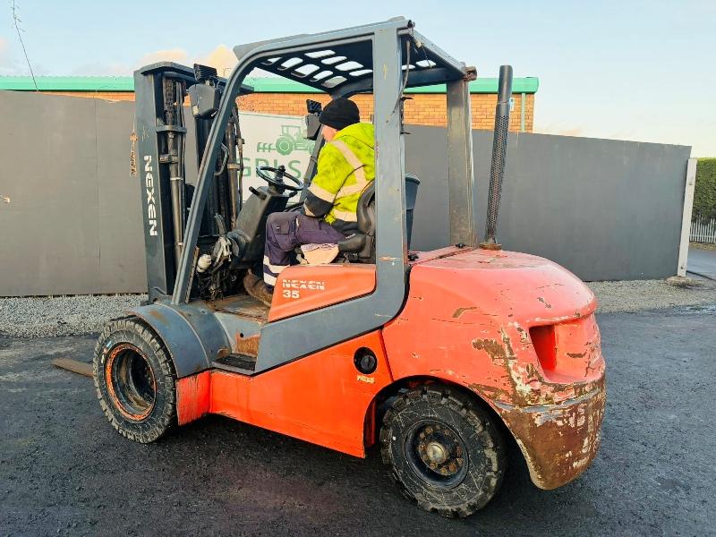 NEXEN FD35 CONTAINER SPEC FORKLIFT*C/W PALLET TINES*YEAR 2015*VIDEO*