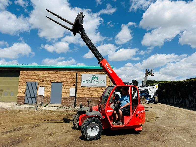 MANITOU SLT415B TELEHANDLER*C/W PALLET TINES*VIDEO*