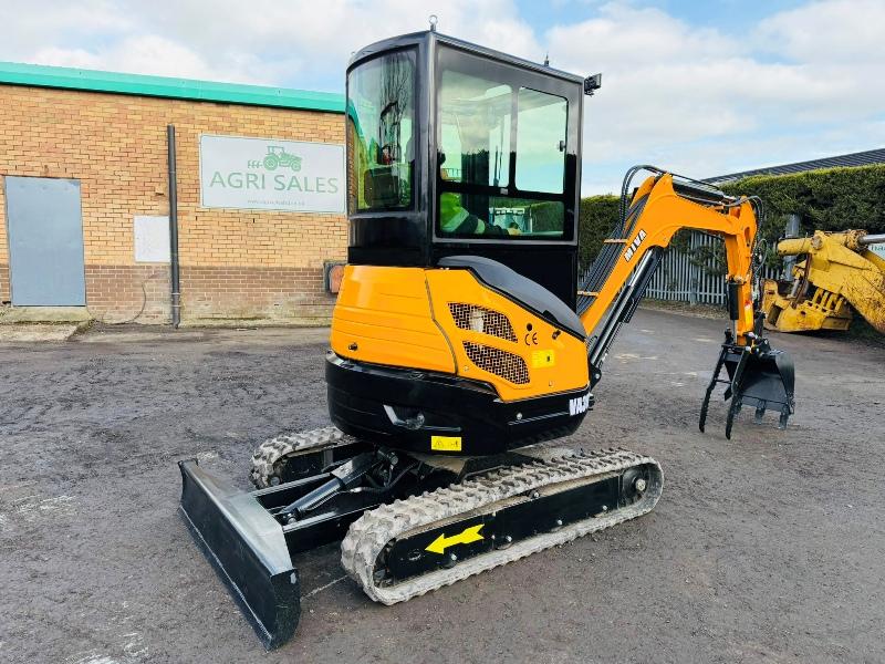 *NEW*MIVA 30C MINI EXCAVATOR*C/W BUCKET*YEAR 2025*VIDEO*