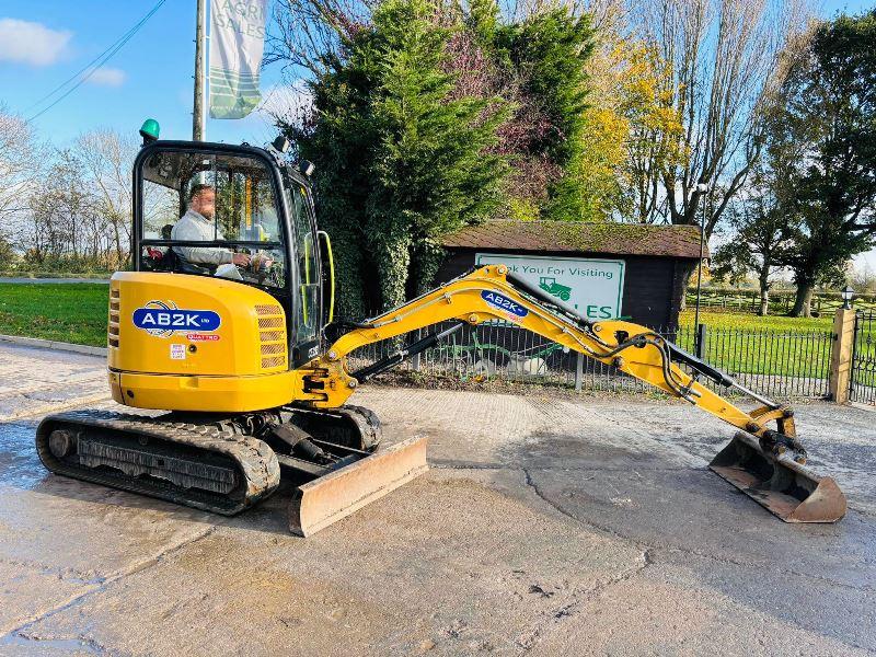 CATERPILLAR 302.7 TRACKED EXCAVATOR *YEAR 2014* C/W QUICK HITCH *VIDEO*