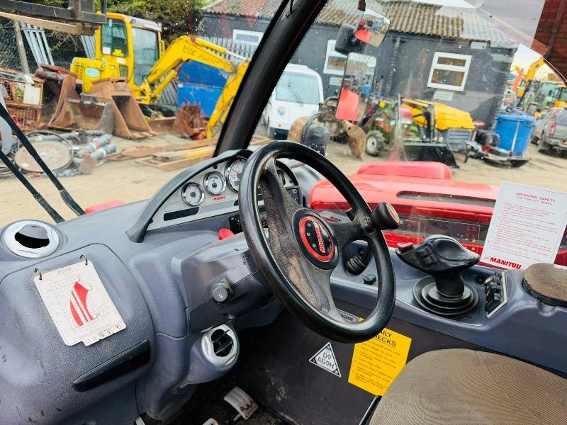MANITOU MLT 634-120 LSU PS TELEHANDLER*C/W PALLET TINES*YEAR 2013*VIDEO*