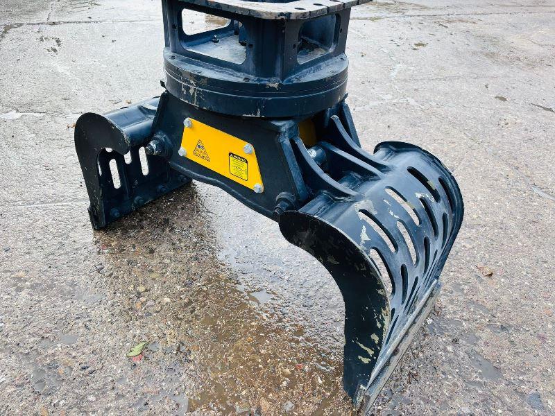 UNUSED MUSTANG GRP150 HYDRAULIC ROTATING SELECTOR GRAB *YEAR 2023* VIDEO *
