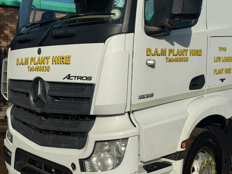 MERCEDES 1835 ACTROS HOOKLOADER LORRY*YEAR 2015*VIDEO*