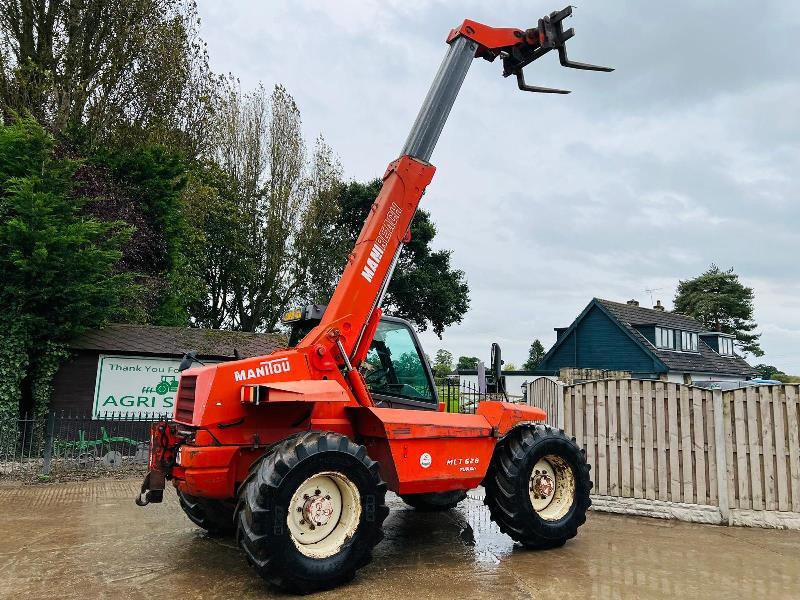 MANITOU MLT628T 4WD TELEHANDLER *AG-SPEC* C/W PICK UP HITCH *VIDEO*