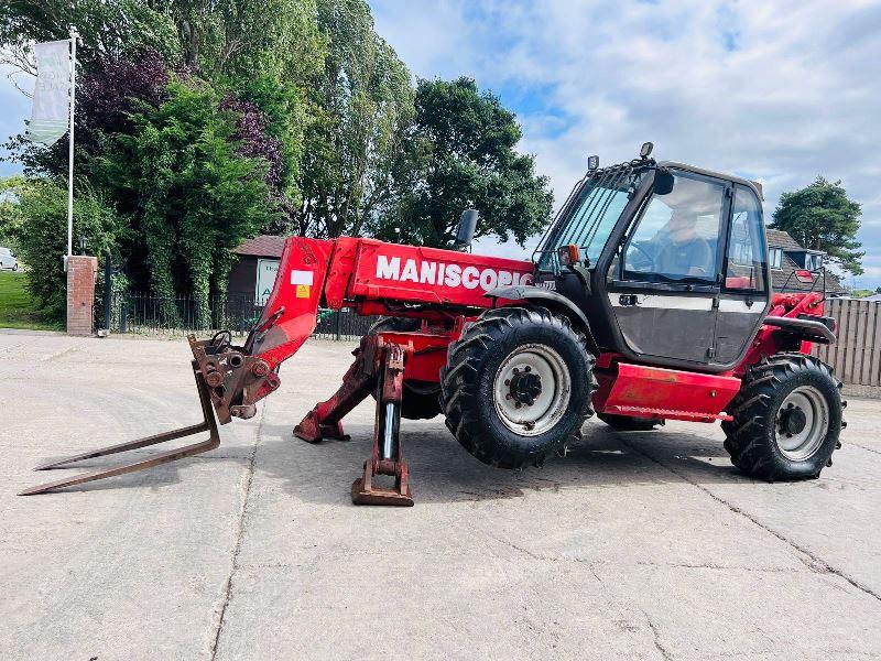 MANITOU MT1335SL 4WD TELEHANDLER *13 METER REACH* C/W PALLE TINES *VIDEO*