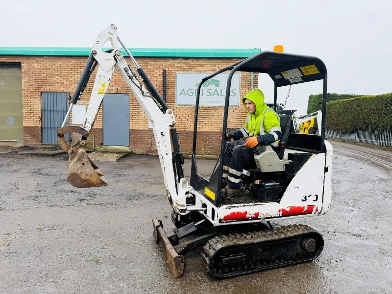 BOBCAT 319 MINI EXCAVATOR*C/W EXPANDING TRACKS*VIDEO*