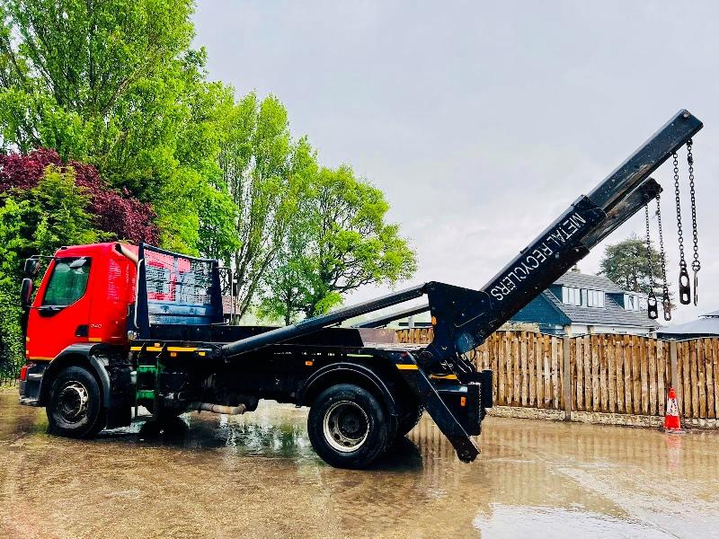 VOLVO FL240 4X2 SKIP LORRY * YEAR 2007* C/W MANUAL GEAR BOX & TELESCOPIC ARMS *VIDEO*