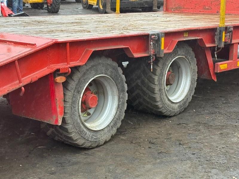 HERBST 19 TONNE TWIN AXLE TRAILER*C/W BONFIGLIOLI P10200 CRANE*VIDEO*