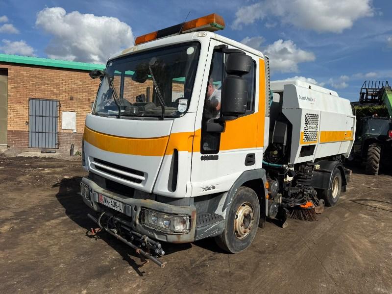 IVECO 75E16 SCARAB MERLIN XP ROAD SWEEPER*VIDEO*