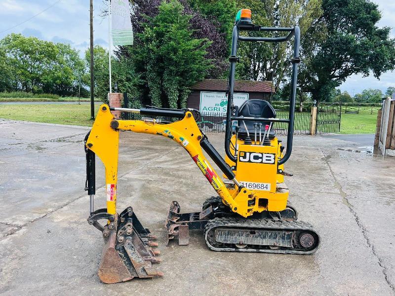 JCB MICRO DIGGER *YEAR 2019, ONLY 338 HOURS* C/W EXPANDING TRACKS *VIDEO*
