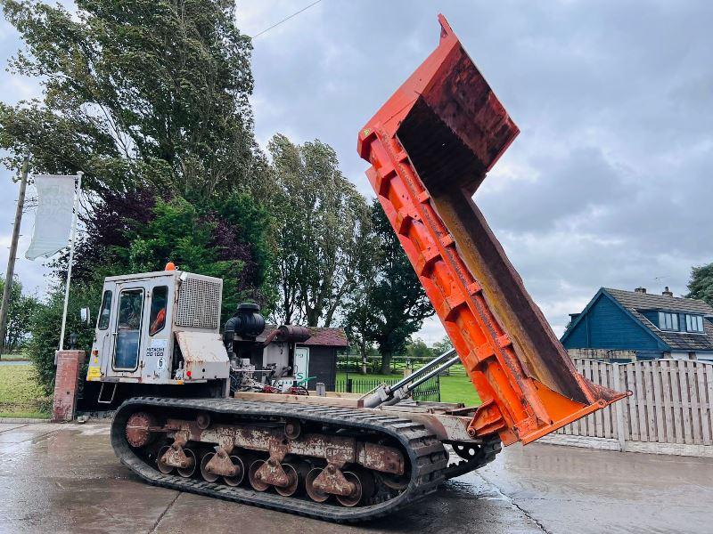 HITACHI CG100 TRACKED DUMPER C/W RUBBER TRACKS & REVERSE CAMERA *VIDEO*