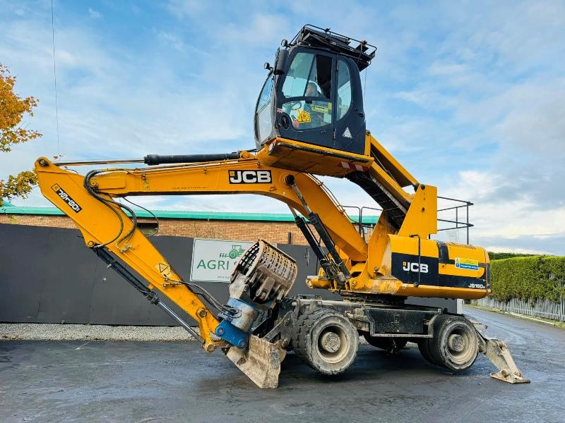 JCB JS160W EXCAVATOR*HIGHRISE CAB*C/W SELECTOR GRAB*YEAR 2012*VIDEO*