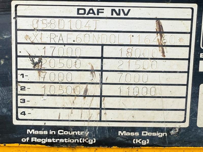 LEYLAND DAF 60-180 TURBO TAR SPRAYER LORRY*VIDEO*