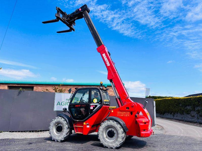 MANITOU MHT780 TELEHANDLER*C/W TINES*YEAR 2015* 5925 HOURS*VIDEO*