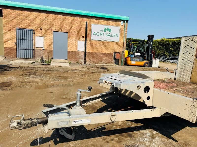 TWIN AXLE INDESPENSION TRAILER*C/W DROP DOWN RAMPS*VIDEO*