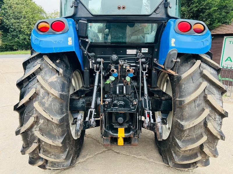 NEW HOLLAND T4-95 4WD TRACTOR *YEAR 2014, 4860 HOURS* C/W BRAND NEW TYRES *VIDEO*