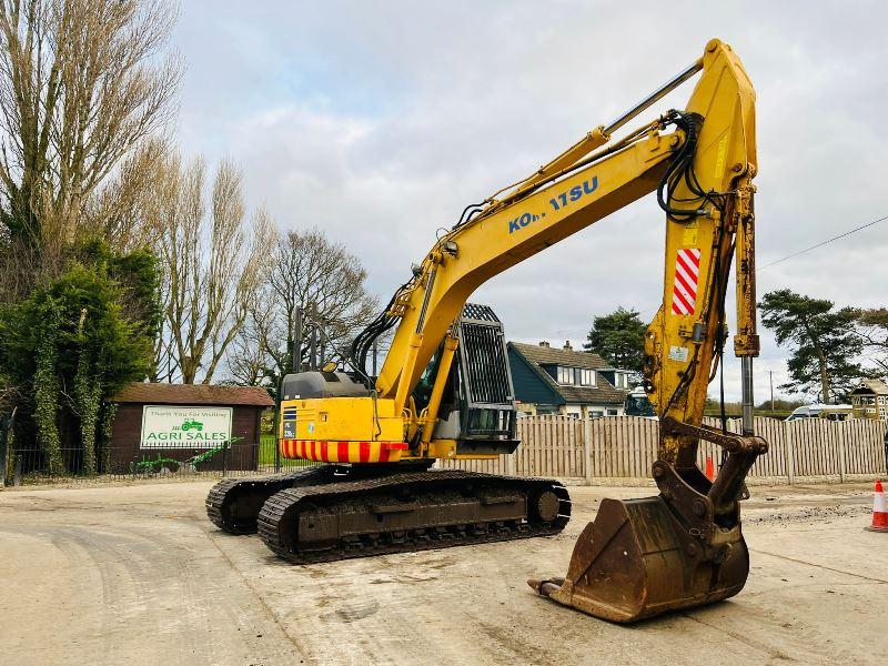 KOMATSU PC228USLC-3 EXCAVATOR * ZERO SWING * C/W DEMOLITION GARUDS *VIDEO*