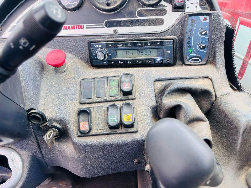 MANITOU MLT732 TELEHANDLER JOYSTICK CONTROLS*YEAR 2018*C/W PALLET TINES*VIDEO*