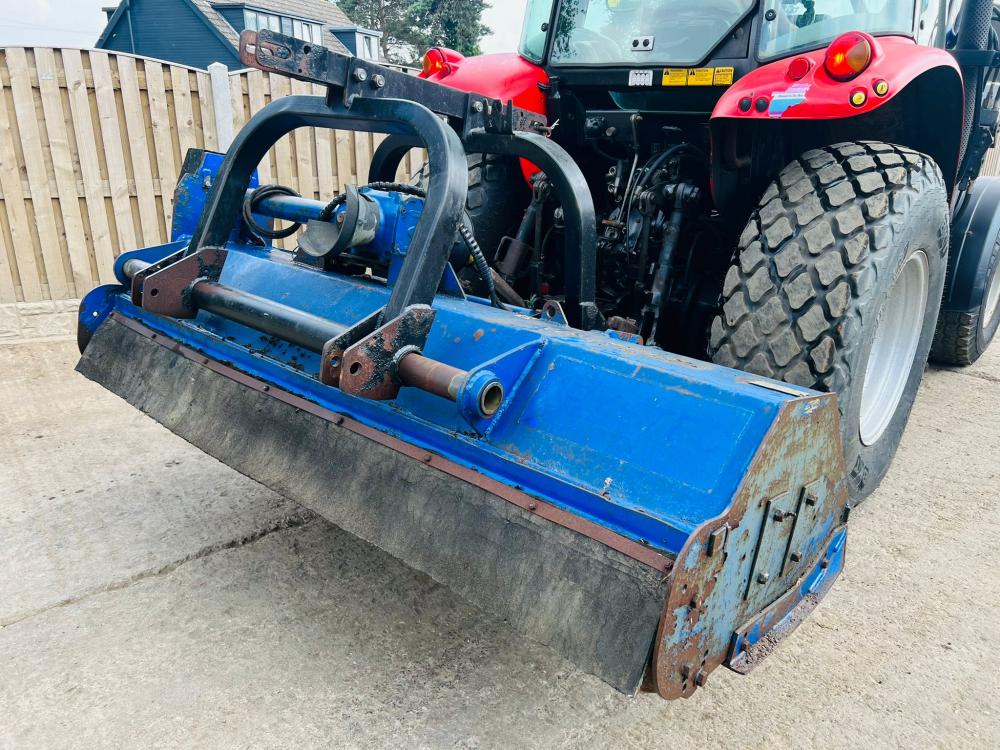 TENR / SUPER 220 HEAVY DUTY FLAIL MOWER TO SUITE THREE POINT LINKAGE C/W ROLLER BARS