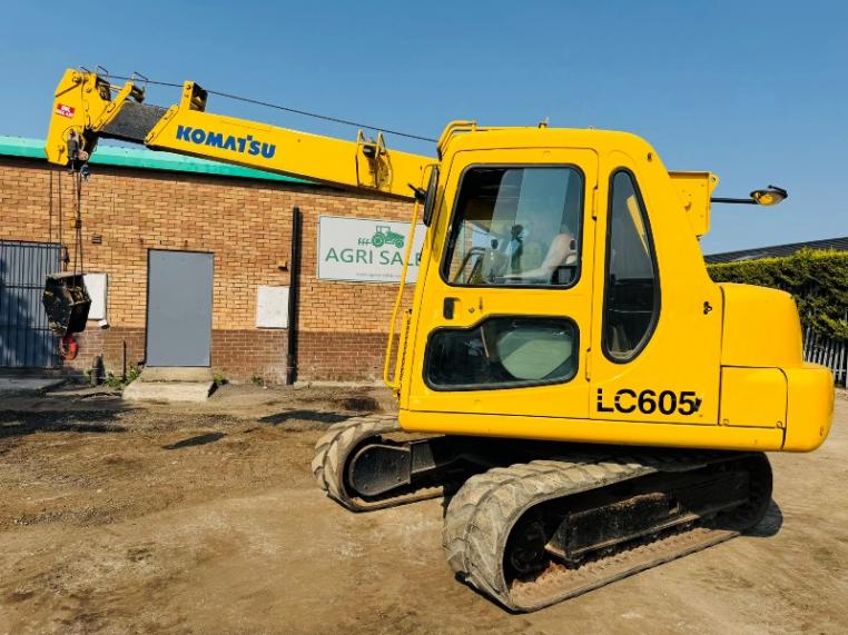KOMATSU LC605 TRACKED CRANE*C/W RUBBER TRACKS*VIDEO*