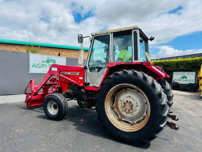 MASSEY FERGUSON 698*C/W FRONT LOADER AND MUCKFORK*VIDEO*