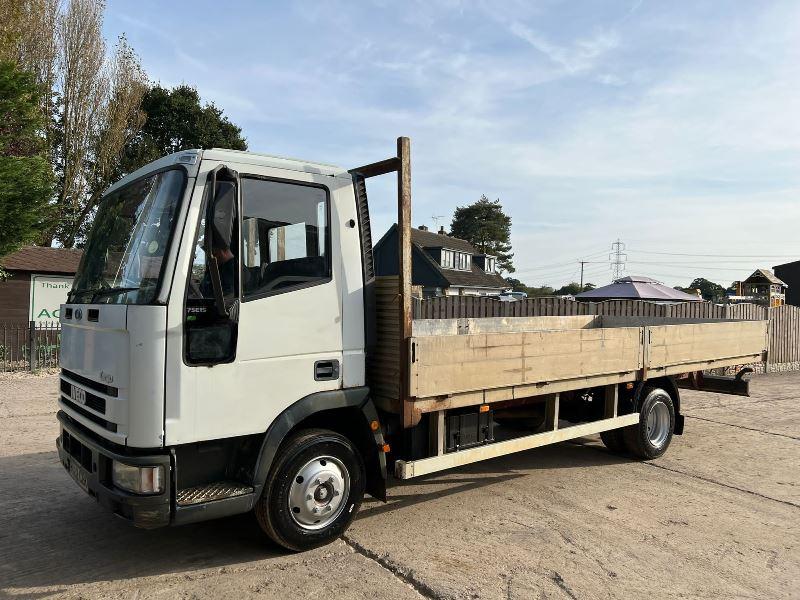 IVECO CARGO CGR75E15 4X2 FLAT BED LORRY C/W DROP SIDE BODY *VIDEO*